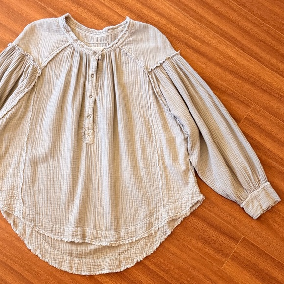 Free People We The Free Beach Day Cotton Pullover - Size XL - Picture 12 of 12